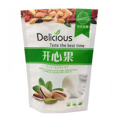 Đứng lên Dây kéo có thể mở rộng  giữ nhiệt Có thể niêm phong Bảo quản thực phẩm Doypack Bao bì Túi có cửa sổ rõ ràng