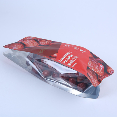 Túi bao bì in tùy chỉnh  Side Gusset 60mic có thể đóng lại