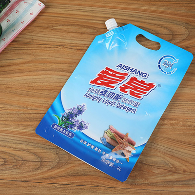 500Ml Bột giặt Đóng gói Túi đựng Nước Đóng gói Túi Góc Vòi