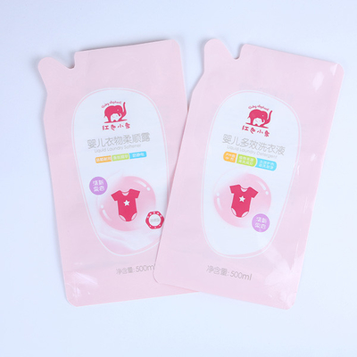 Túi đựng chất lỏng có hai mặt bằng nhựa 180mic Bao bì Giặt giặt Chất tẩy rửa Vòi phun
