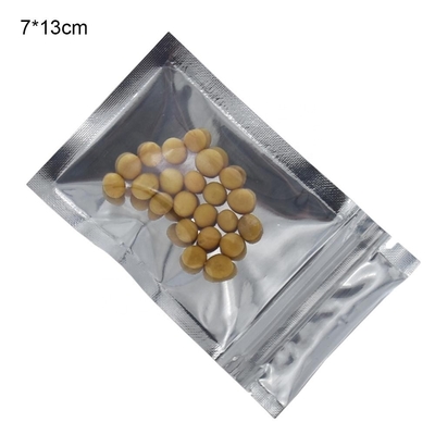 Túi dây kéo có thể mở rộng 7cm Miếng dán chua Gummy Edibles Slices Mylar Foil Mini Pouches