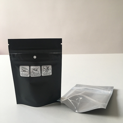 Túi chống nắng trẻ em BRC Flower có thể hàn lại CR Exit 60mic  Mylar Pouch Grip Seal