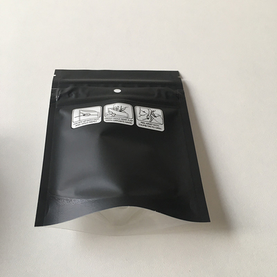 Cookies Weed 60mic Trẻ em chống mùi Túi giấy bạc Mylar có dây kéo