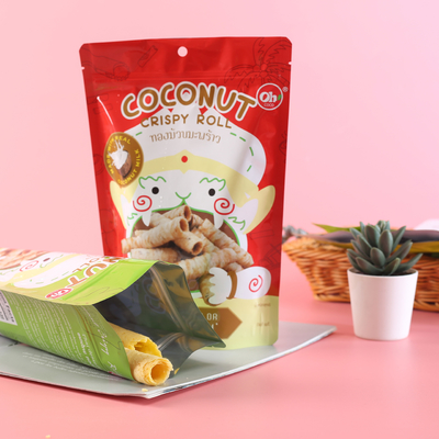 Túi đựng thức ăn bằng nhựa không thấm nước BRC Zip Pouch Bao bì thực phẩm Túi đựng thực phẩm