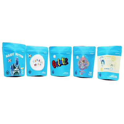3.5g Runtz  Túi bao bì in tùy chỉnh Đứng lên Túi Mylar cho cỏ y tế