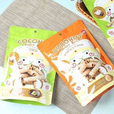 Túi đựng thực phẩm có dây kéo đứng lên với túi đóng gói thực phẩm lỗ châu Âu