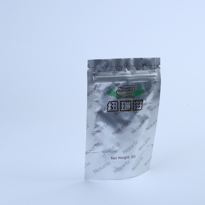 Matte ODM Zip Lock Stand Up Pouch BRC Resealable Paper Pouch