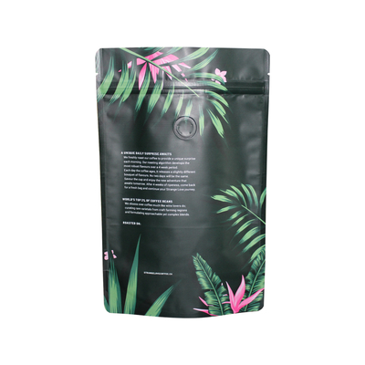 Matte Black Zip Pouch Bao bì thực phẩm Giấy nhôm Doypack Mylar