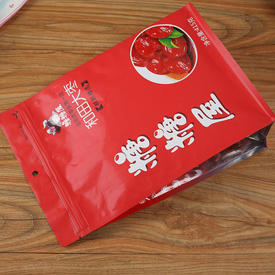 High Barrier Có thể mở rộng 180mic đáy phẳng Túi đựng dây kéo Túi đựng bao bì nhiều lớp