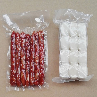 Túi đóng gói chân không nylon 180mic Rau củ đóng dấu nhiệt Túi co chân không