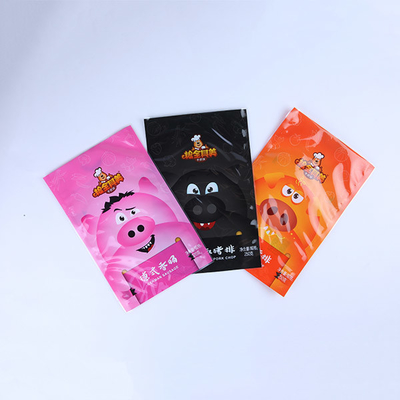 Thịt khô Thực phẩm 3 mặt Thực phẩm đông lạnh Túi bao bì in tùy chỉnh Túi nylon hút chân không Túi nhựa