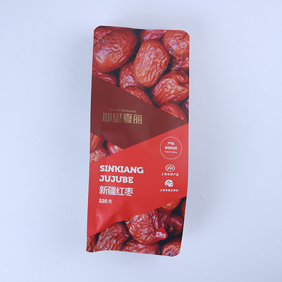 Túi bao bì in tùy chỉnh  Side Gusset 60mic có thể đóng lại