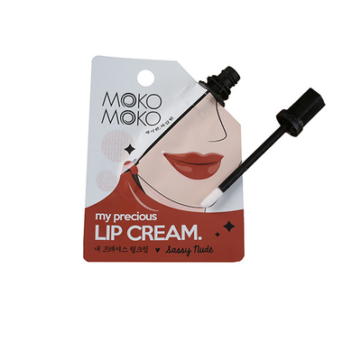 Hộp trang điểm bằng nhôm 10mm Túi có vòi Bao bì mỹ phẩm Mascara và môi có cọ
