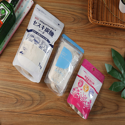 250g 750g Bao bì Túi đứng Bao bì Zip Lock cho Bột Whey Protein