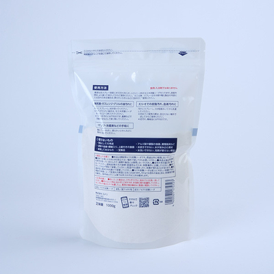 Ngăn mùi 60mic Bao bì đứng Bao bì Giấy nhôm Đứng lên Thực phẩm khô có cửa sổ