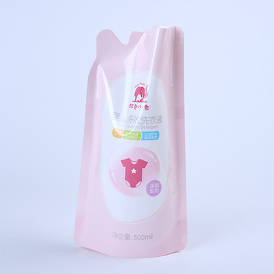 Túi đựng chất lỏng có hai mặt bằng nhựa 180mic Bao bì Giặt giặt Chất tẩy rửa Vòi phun