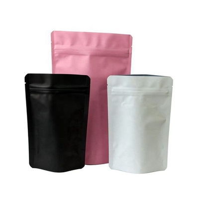 Matte Black Stand Up 50g 100g Bao bì giấy nhôm Doypack Mylar Storage Zip Lock Food