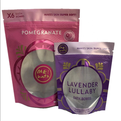Túi giấy bạc lưu trữ thực phẩm màu trắng có thể thay đổi được Doypack Matte Túi đựng đồ ba chiều