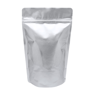 Túi dây kéo màu đen 50g Túi dây kéo có thể mở rộng Mylar Smell Proof Stand Up Pouch