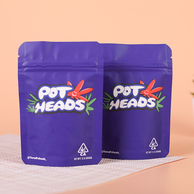 Bao bì không chứa BPA Túi tự đứng 60 Mic có dây kéo