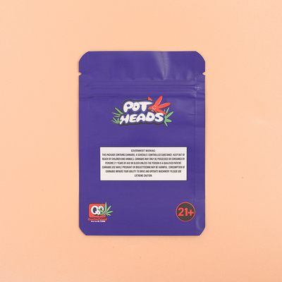 Bao bì không chứa BPA Túi tự đứng 60 Mic có dây kéo